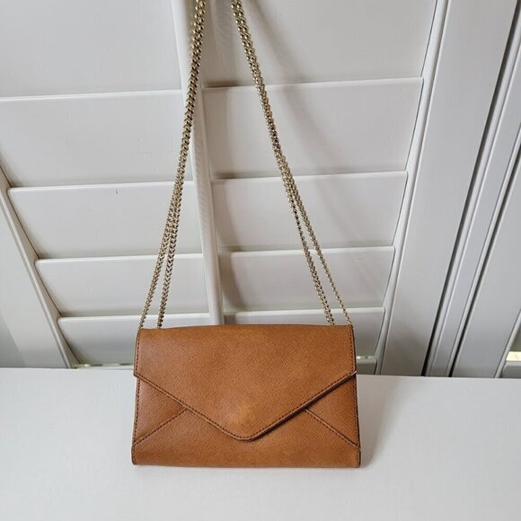 Barneys New York Envelope Clutch with Shoulder Chain - Picture 2 of 12